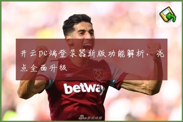 开云pc端登录器新版功能解析，亮点全面升级